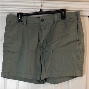 J. Crew Factory Men's Sage Green Flat Front Shorts